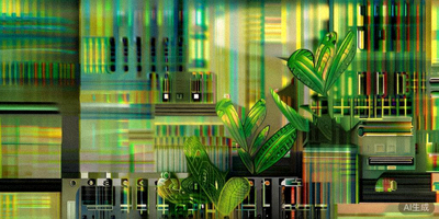 绿色循环箭头与数据图表结合，象征可持续供应链中的数据智能