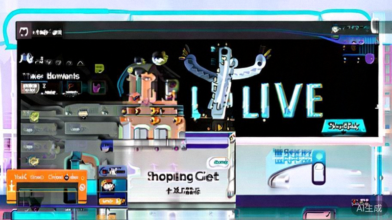 TikTok Shop直播间界面截图，展示主播演示、购物车链接与实时互动评论