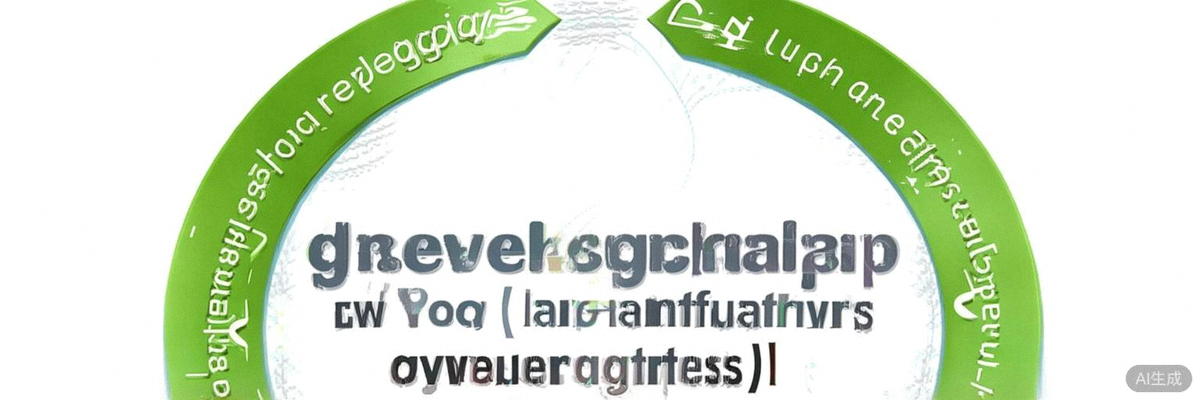 信息图展示绿色供应链闭环：从绿色设计、低碳制造、环保物流到循环回收的四个环节构成一个循环箭头