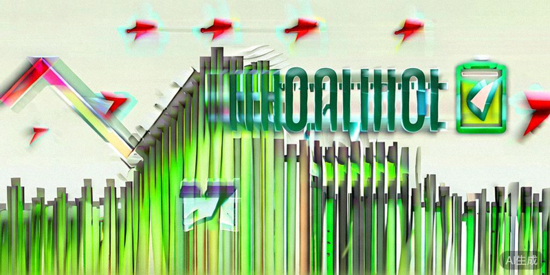 一个健康的店铺成长曲线图与一个带有警告标志的下滑曲线图对比，中间有合规检查清单的图标