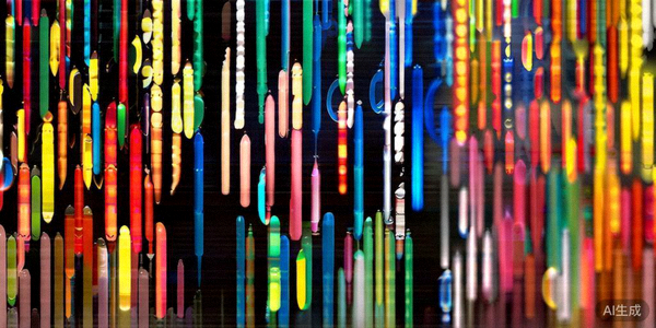 一位主播正在明亮的直播间通过手机与观众互动，屏幕上显示着飞速滚动的评论和销售数据图表