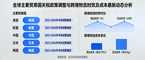 全球主要贸易国关税政策调整与跨境物流时效及成本最新动态分析