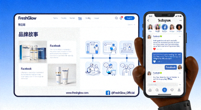 DTC品牌通过独立站与社交媒体直接与消费者沟通，展示品牌故事